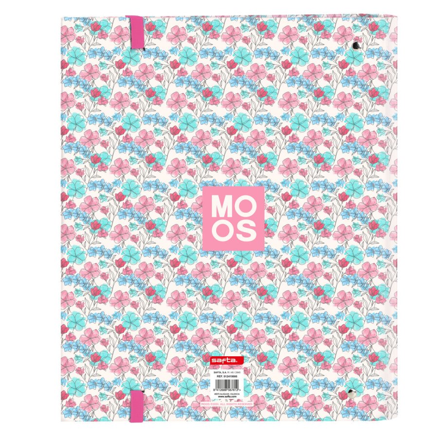Ringbind Moos Flores Multifarvet 27 x 32 x 3.5 cm #2