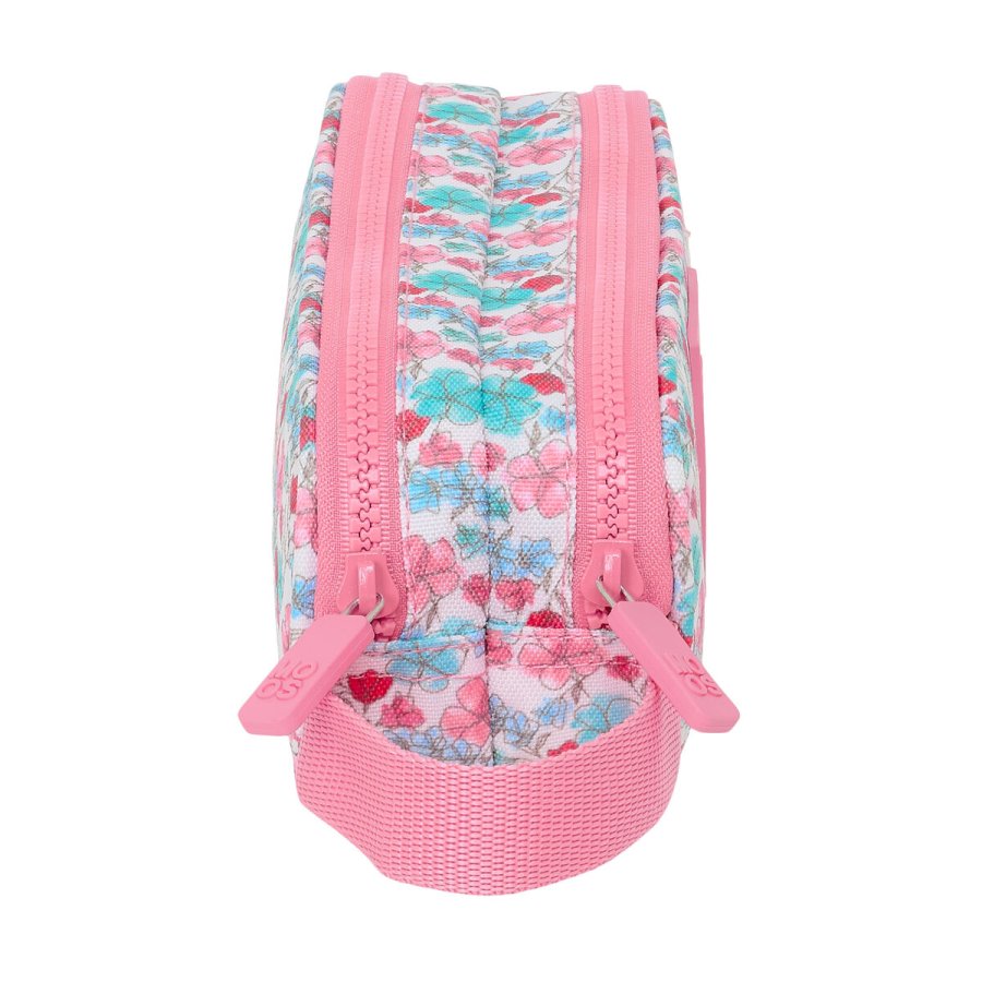 Dobbelt carry-all Moos Flores Multifarvet 21 x 8 x 6 cm #2