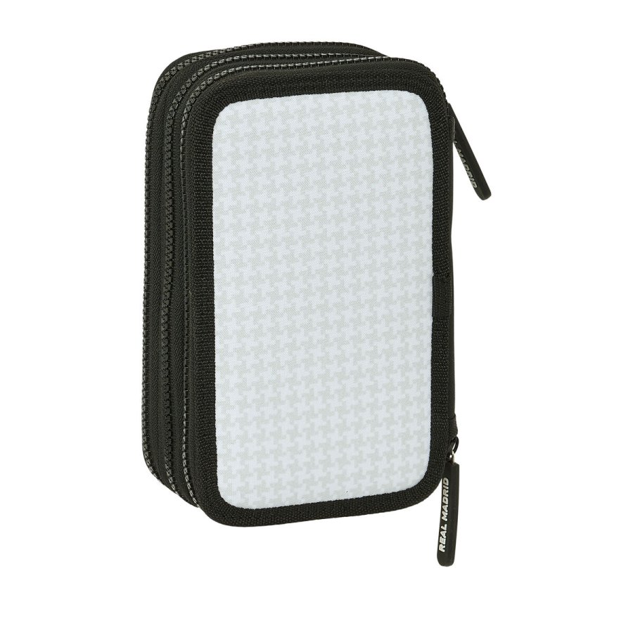 Tredobbelt Penalhus Real Madrid C.F. Hvid Gr 12,5 x 19,5 x 5,5 cm 36 Dele #4