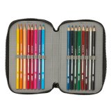 Tredobbelt Penalhus Real Madrid C.F. Hvid Gr 12,5 x 19,5 x 5,5 cm 36 Dele #6