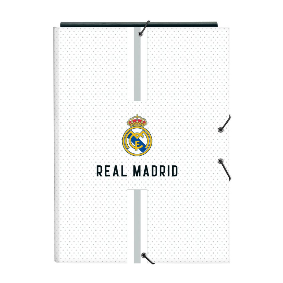 Ringbind Real Madrid C.F. Hvid Gr A4 26 x 33.5 x 2.5 cm #1