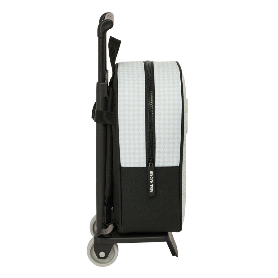 Skolerygsk med Hjul Real Madrid C.F. Hvid Gr 22 x 27 x 10 cm #2