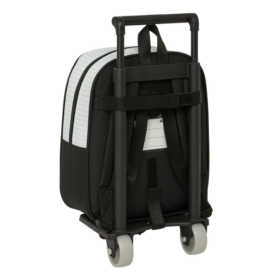 Skolerygsk med Hjul Real Madrid C.F. Hvid Gr 22 x 27 x 10 cm #3