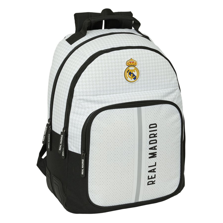 Skoletaske Real Madrid C.F. 24/25 Hvid Gr 32 x 42 x 15 cm #1