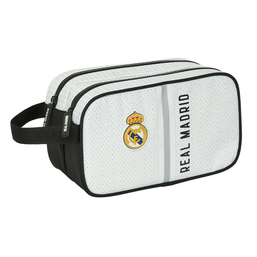 Rejsetoilettaske Real Madrid C.F. Hvid Gr Sportslig 26 x 15 x 12.5 cm #1