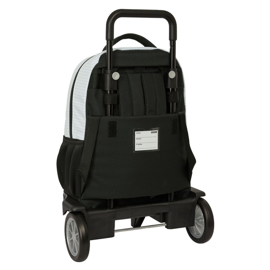 Skolerygsk med Hjul Real Madrid C.F. 24/25 Hvid Gr 33 x 45 x 22 cm #2