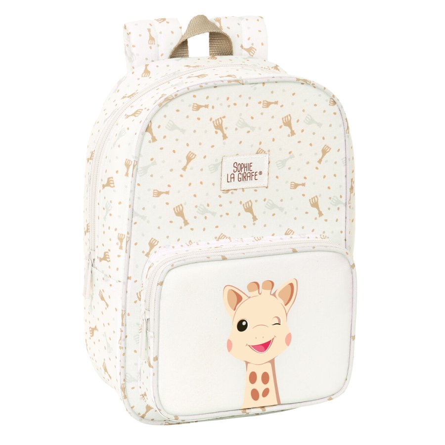 Skoletaske Sophie la Girafe Beige 20 x 28 x 8 cm #1