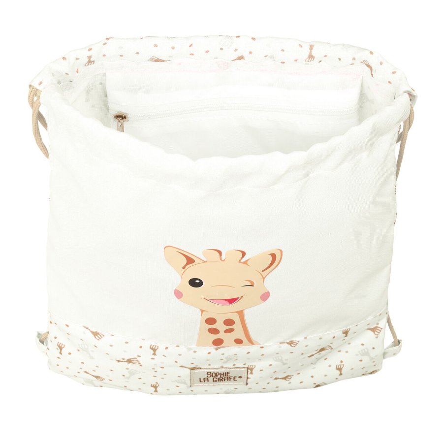 Rygsk med Snore Sophie la Girafe Beige 26 x 34 x 1 cm #4