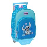 Skolerygsk med Hjul Lilo & Stitch Hawaii Bl 26 x 34 x 11 cm #1