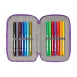 Tredobbelt Penalhus Lilo & Stitch Sweet Bl Syren 12,5 x 19,5 x 5,5 cm 36 Dele #2