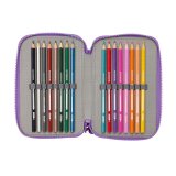 Tredobbelt Penalhus Lilo & Stitch Sweet Bl Syren 12,5 x 19,5 x 5,5 cm 36 Dele #5