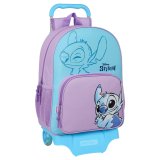 Skolerygsk med Hjul Stitch Sweet Bl Syren 33 x 42 x 14 cm #1