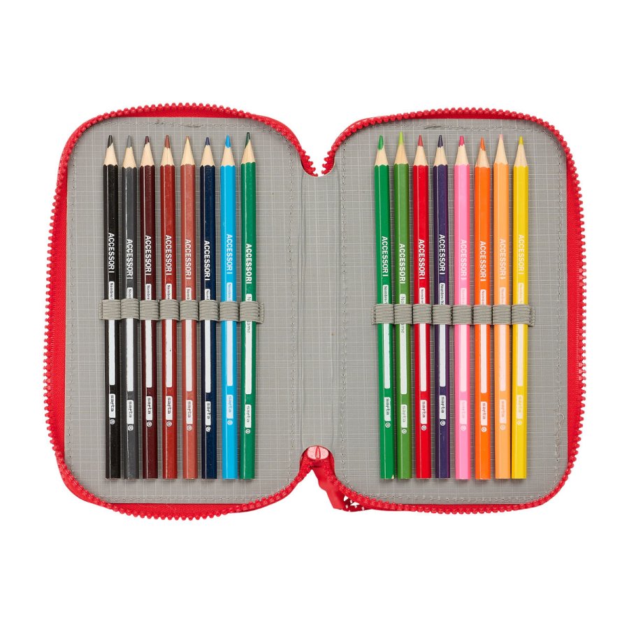 Tredobbelt Penalhus Atltico Madrid Rd 12,5 x 19,5 x 5,5 cm 36 Dele #3