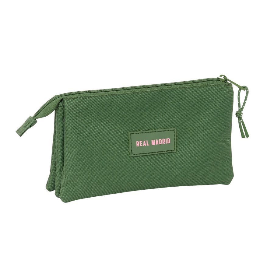 Tredobbelt bretaske Real Madrid C.F. Khaki 22 x 12 x 3 cm #2