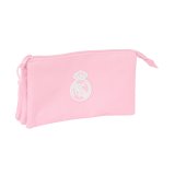 Tredobbelt bretaske Real Madrid C.F. Pink 22 x 12 x 3 cm #1