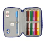 Dobbelt penalhus F.C. Barcelona Rdbrun Marinebl 12.5 x 19.5 x 4 cm 28 Dele #4