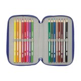 Tredobbelt Penalhus F.C. Barcelona 24/25 Rdbrun Marinebl 12,5 x 19,5 x 5,5 cm 36 Dele #5