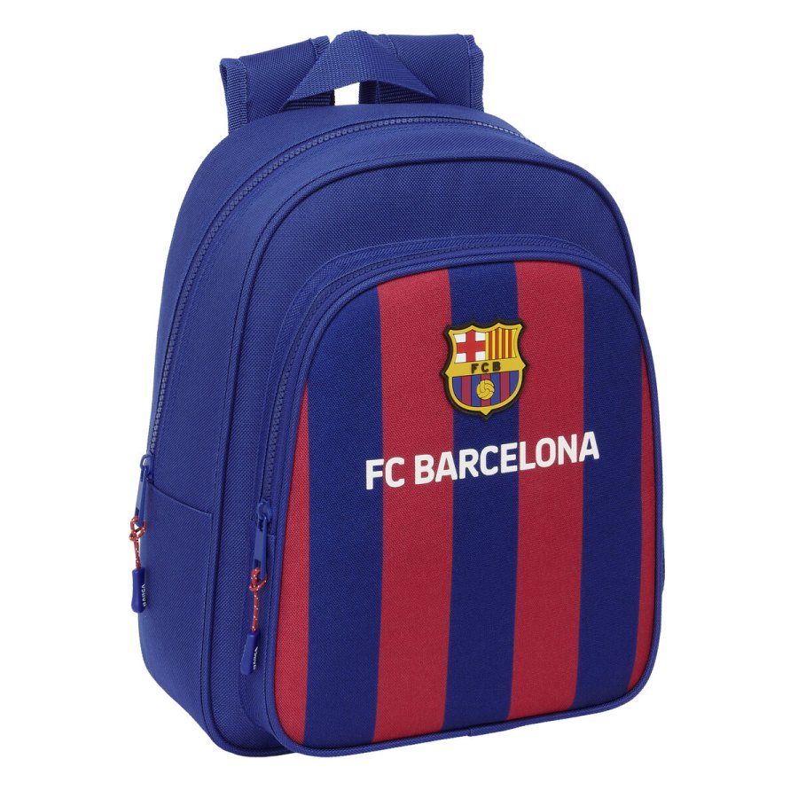 Skoletaske F.C. Barcelona 24/25 Rdbrun Marinebl 27 x 33 x 10 cm #1