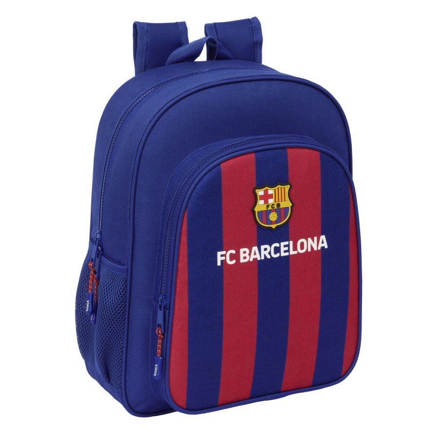 Skoletaske F.C. Barcelona 24/25 Rdbrun Marinebl 32 x 38 x 12 cm #1