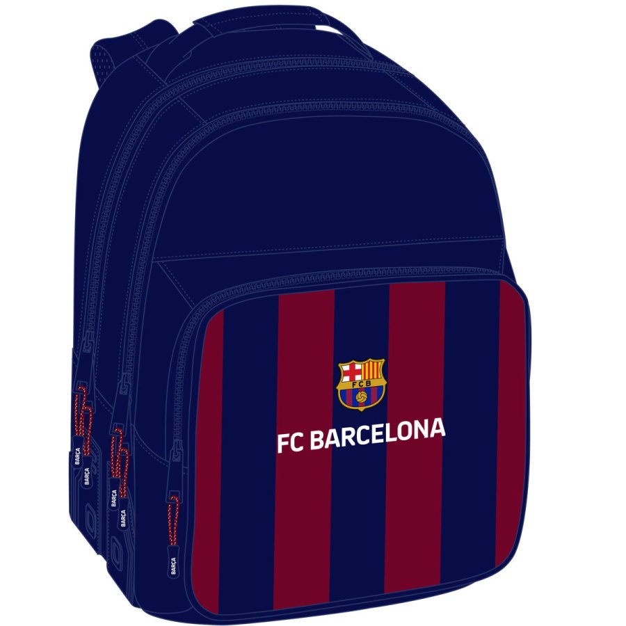 Skoletaske F.C. Barcelona 32 x 42 x 15 cm #1