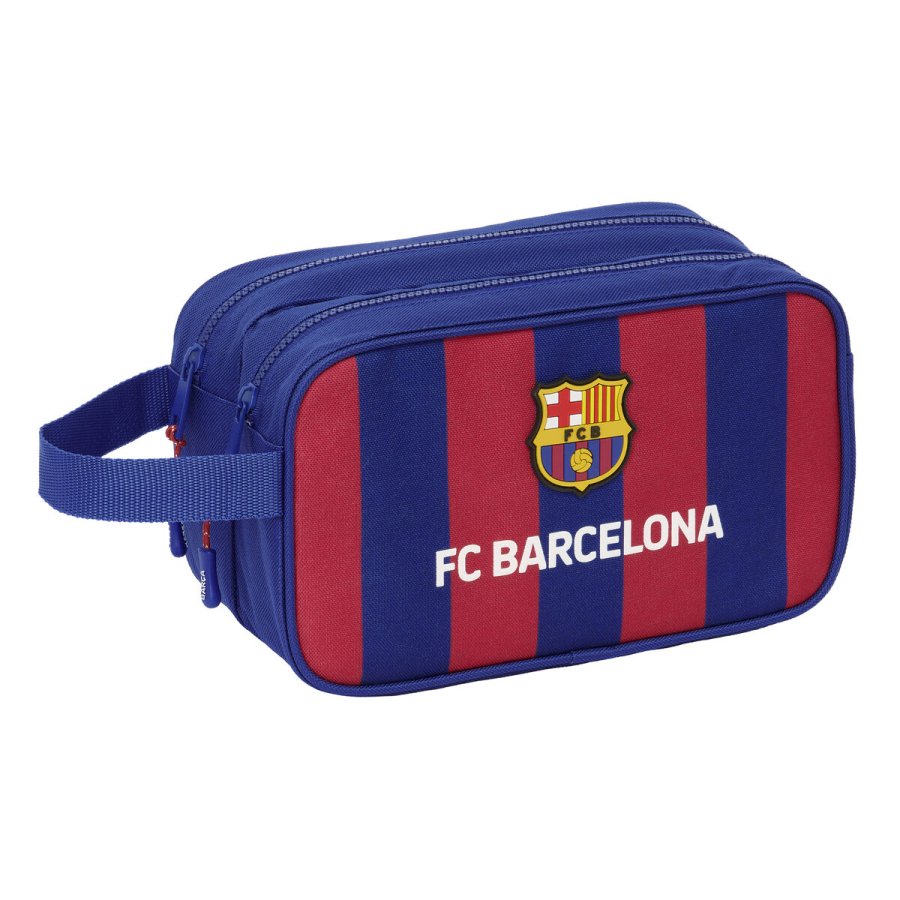 Rejsetoilettaske F.C. Barcelona 24/25 Rdbrun Marinebl Sportslig 26 x 15 x 12.5 cm #1