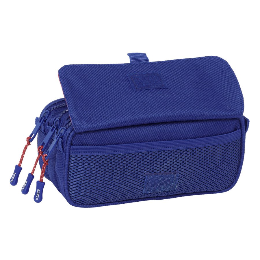 Tredobbelt bretaske F.C. Barcelona 24/25 Rdbrun Marinebl 21,5 x 10 x 8 cm #4