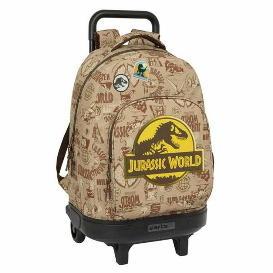 Skolerygsk med Hjul Jurassic World 33 x 45 x 22 cm #1