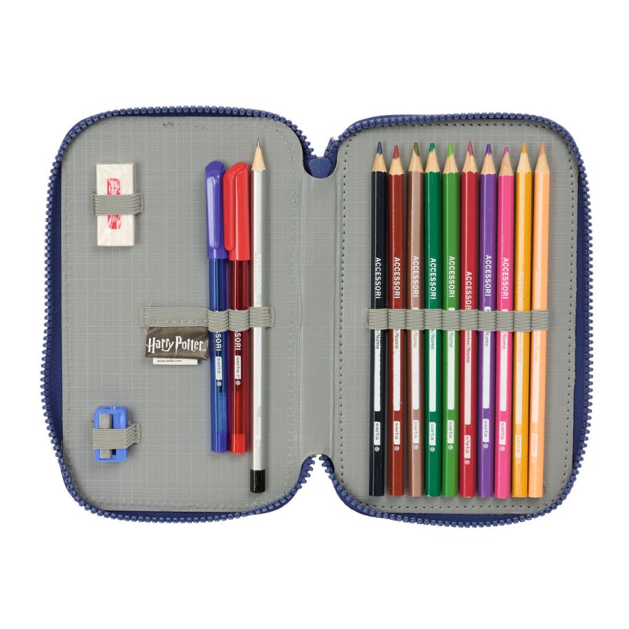 Dobbelt penalhus Safta Captain 12,5 x 19,5 x 4 cm Dobbelt penalhus 29 Dele #4