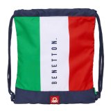 Rygsk med Snore Benetton Flag Marinebl 35 x 40 x 1 cm #1