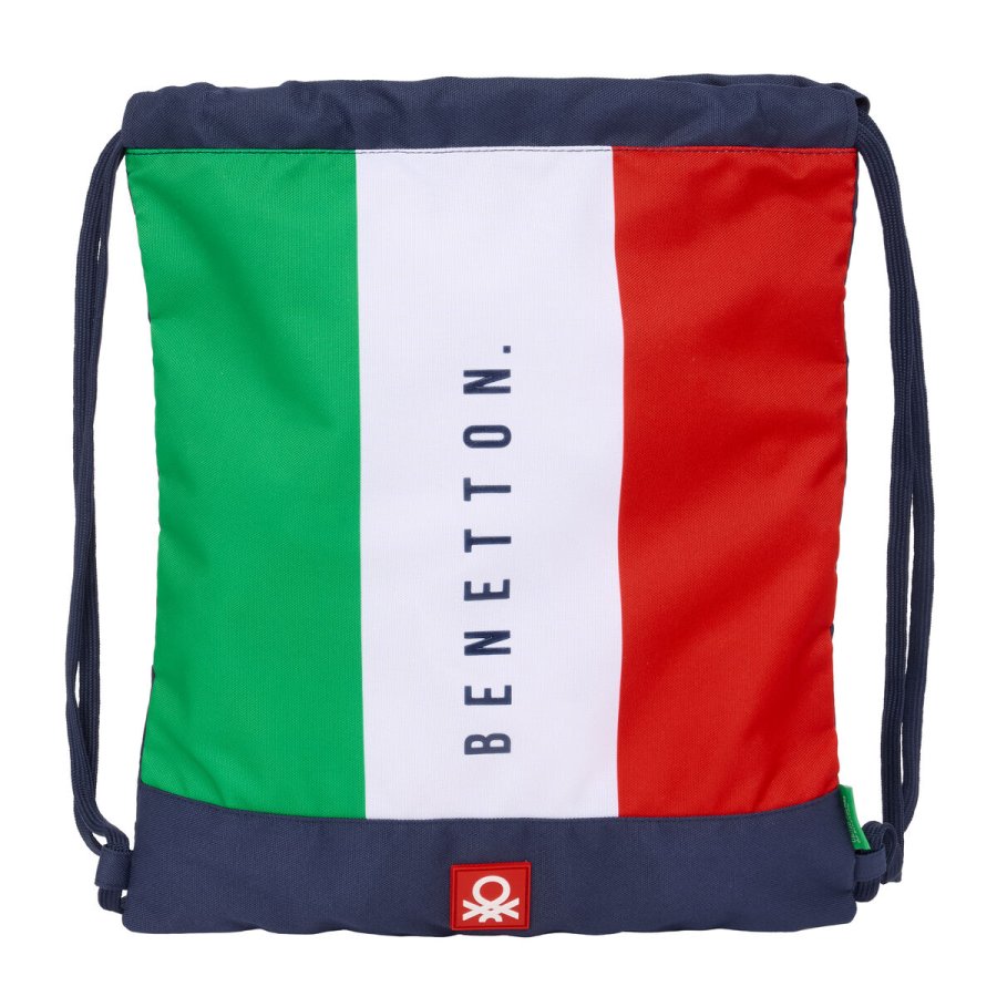Rygsk med Snore Benetton Flag Marinebl 35 x 40 x 1 cm #1