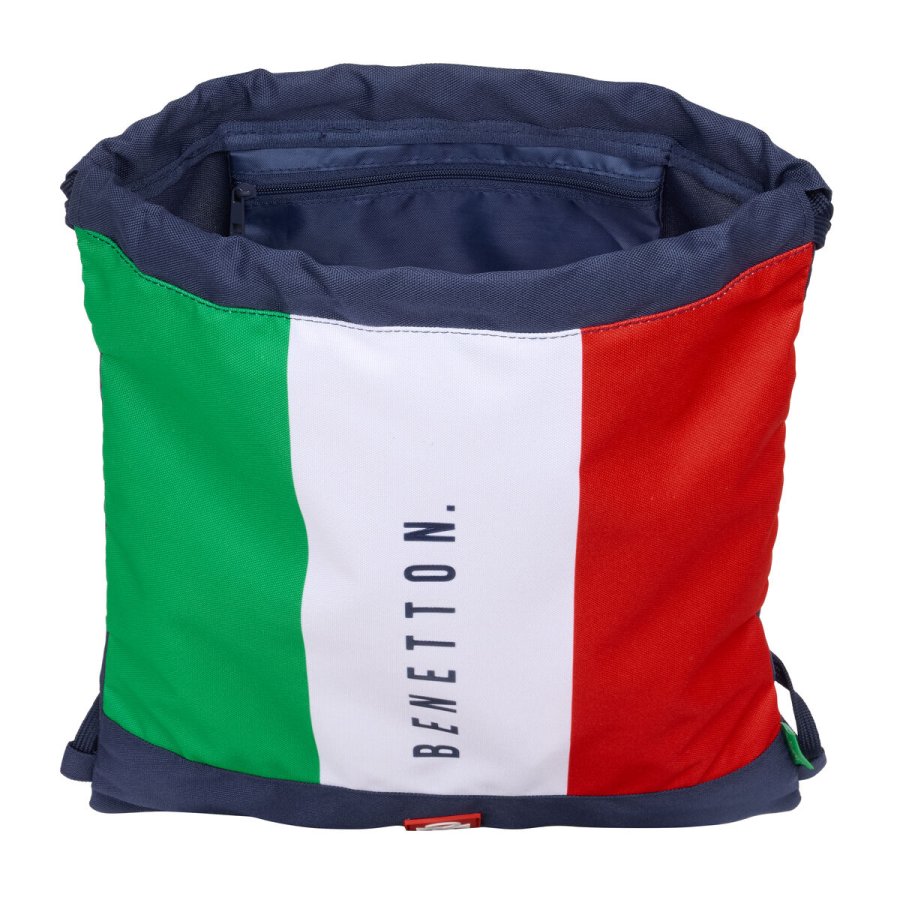 Rygsk med Snore Benetton Flag Marinebl 35 x 40 x 1 cm #4