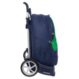 Skolerygsk med Hjul Benetton Flag Marinebl 32 x 44 x 16 cm #2