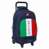 Skoletaske Benetton Flag Marinebl 33 x 45 x 22 cm #1