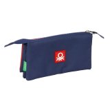 Tredobbelt bretaske Benetton Flag Marinebl 22 x 12 x 3 cm #3