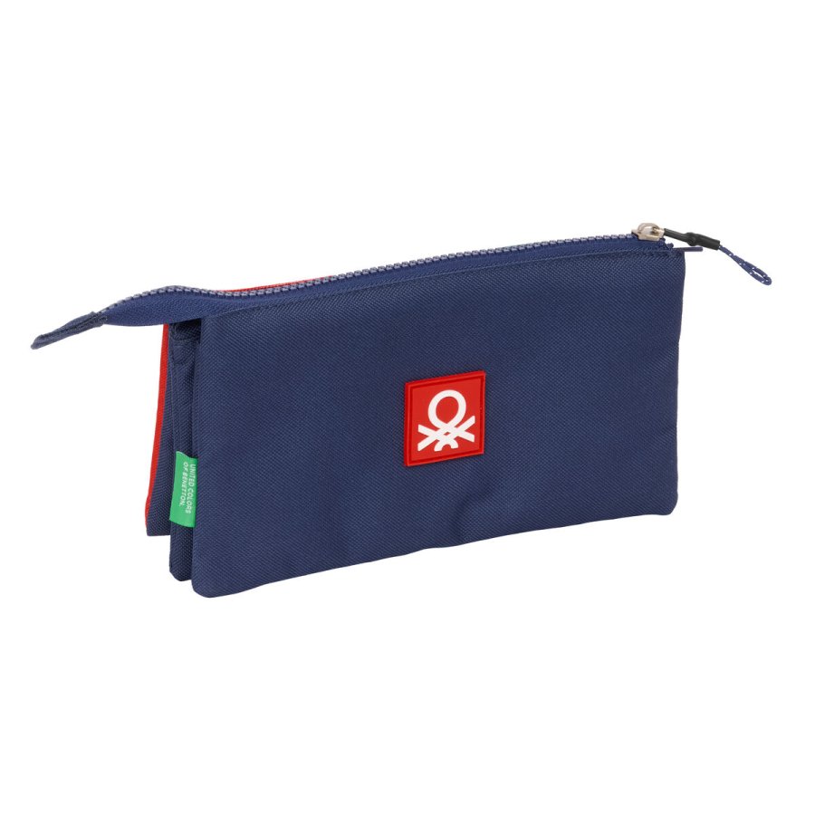 Tredobbelt bretaske Benetton Flag Marinebl 22 x 12 x 3 cm #3