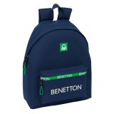 Skoletaske Benetton Green Marinebl� 33 x 42 x 15 cm #1