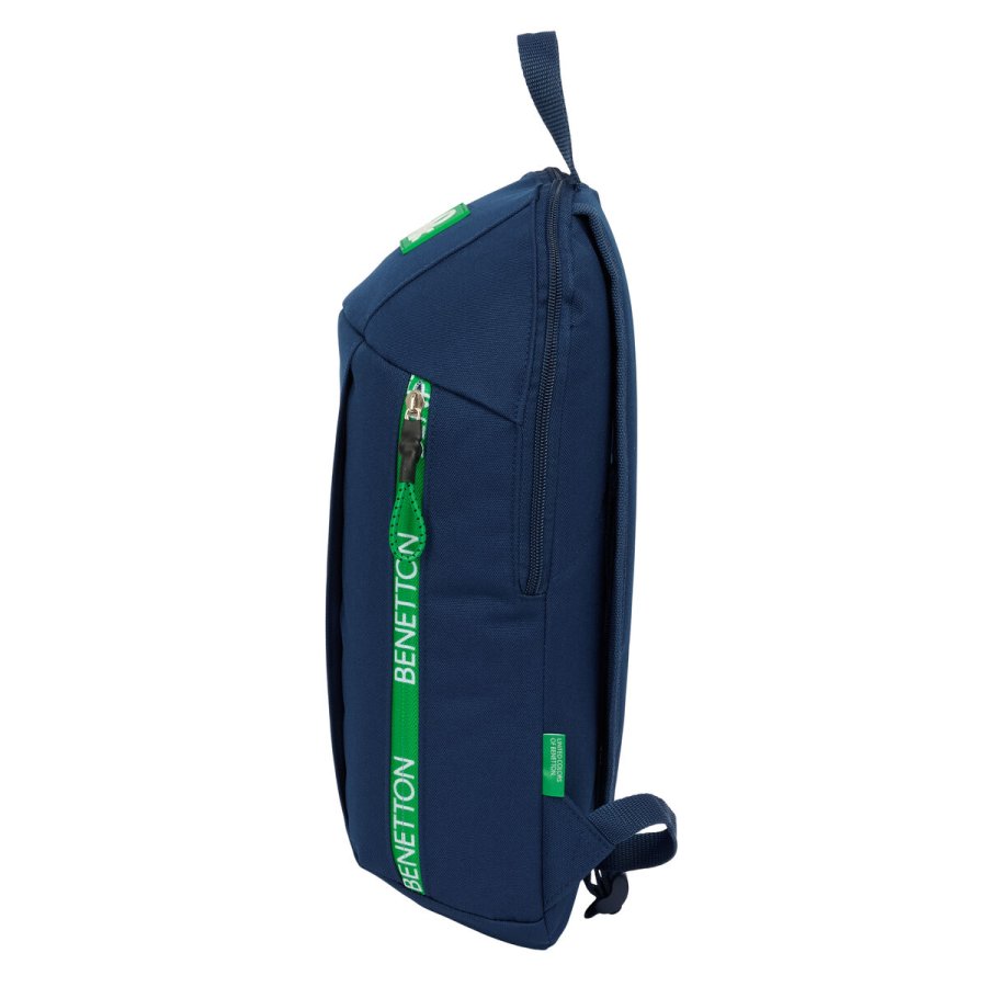 Casual Rygsk Benetton Green Marinebl 22 x 39 x 10 cm #3
