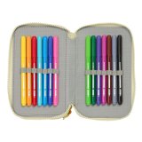 Tredobbelt Penalhus Mufasa Grn Beige 12,5 x 19,5 x 5,5 cm 37 Dele #4