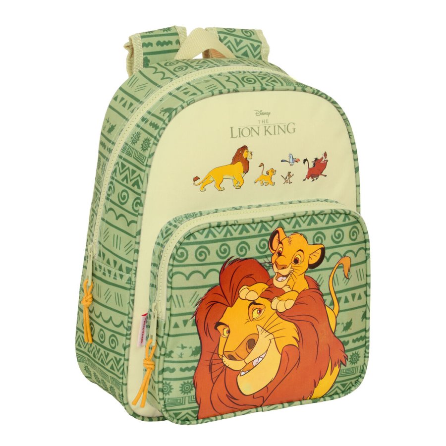 Skoletaske Mufasa Grn Beige 27 x 33 x 10 cm #1