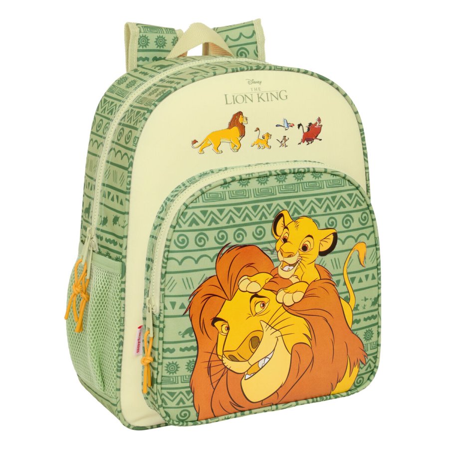 Skoletaske Mufasa Grn Beige 32 x 38 x 12 cm #1