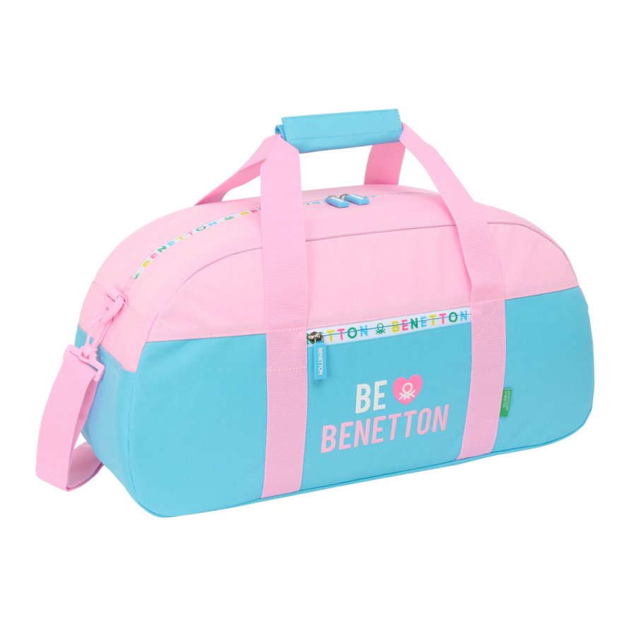 Sportstaske Benetton Unique Pink Turkisbl 50 x 26 x 20 cm #1