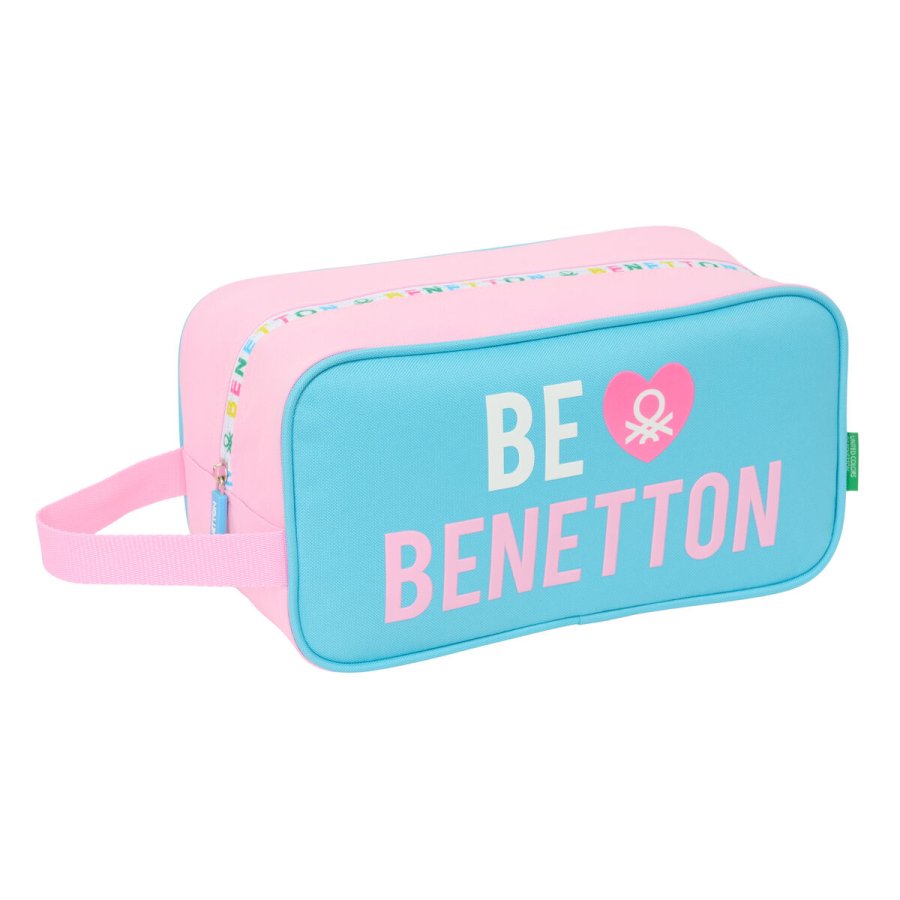 Rejseskotaske Benetton Unique Pink Turkisbl� 29 x 15 x 14 cm #1