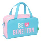 Rejsetoilettaske Benetton Unique Pink Turkisbl 31 x 14 x 19 cm #1