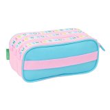 Tredobbelt bretaske Benetton Unique Pink Turkisbl 21,5 x 10 x 8 cm #2