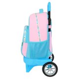Skolerygsk med Hjul Benetton Unique Pink Turkisbl 33 x 45 x 22 cm #3