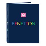 Ringbind Benetton Damero Marinebl A4 26.5 x 33 x 4 cm #1