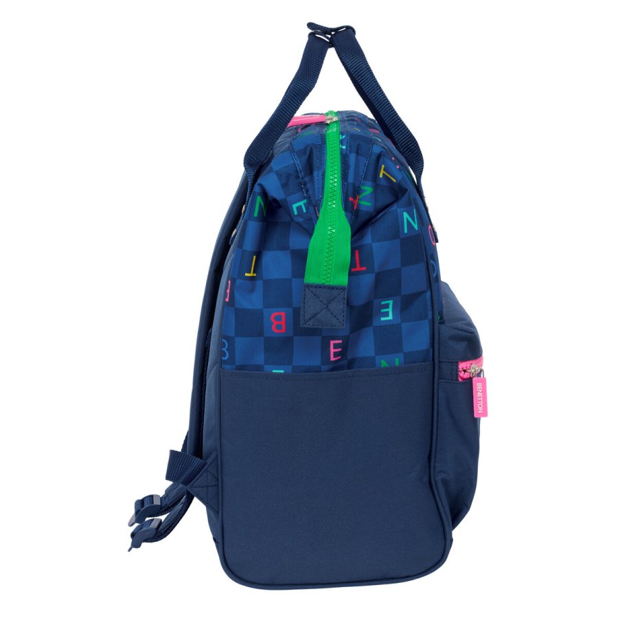 Skoletaske Benetton benetton Marinebl 27 x 40 x 19 cm #3