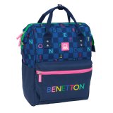 Skoletaske Benetton benetton Marinebl 27 x 40 x 19 cm #1