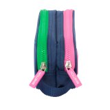 Dobbelt carry-all Benetton Damero Marinebl 21 x 8 x 6 cm #2