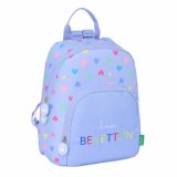 Casual Rygsk Benetton Lila Syren 25 x 30 x 13 cm #4
